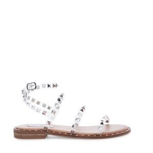 Steve Madden size 9 clear travel sandal